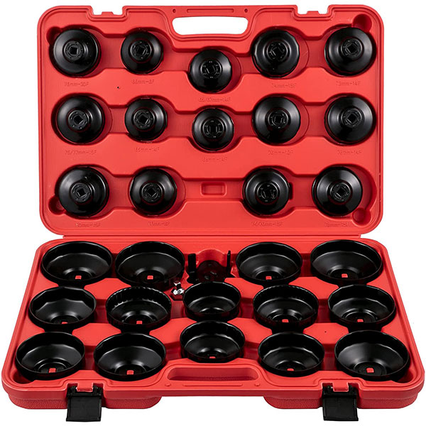  30Pcs Cup Type Oil Filter Wrench Socket Tool Set