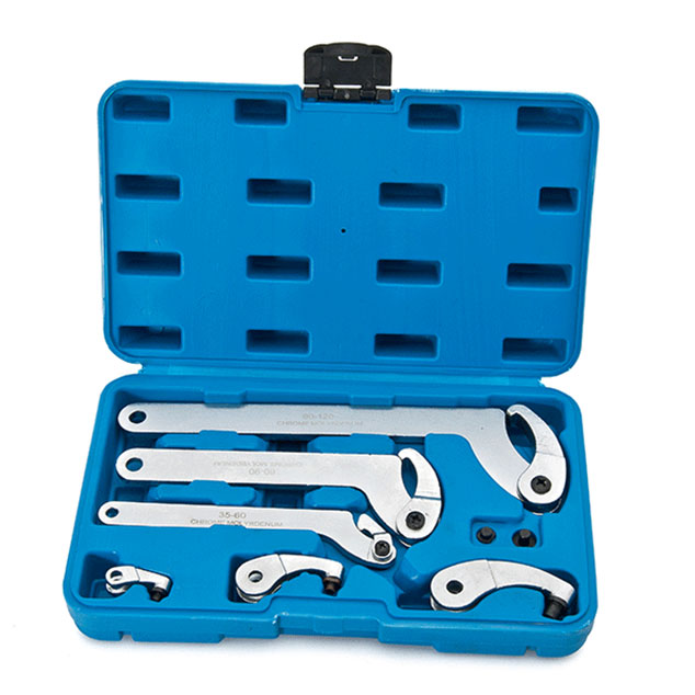  Adjustable Hook Wrench Tool Kit 8PCS