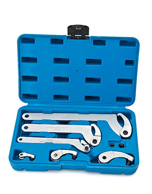 Adjustable Hook Wrench Tool Kit 8PCS