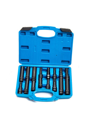  16pcs Wheel Lock Removal Tool Kit Metric Locking Lug Nut Master Key Set